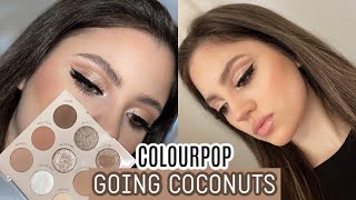 COLOURPOP GOING COCONUTS PALETTE TUTORIAL