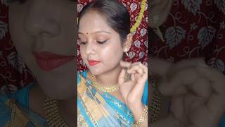 Durga Pujo Look #shortvideo #viralvideo #shorts #makeuptutorial