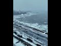 我约了个人 在海边飘雪的时候去看海 治愈系风景 烟台 氛围感 看海