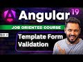 Angular 19 Tutorial in Hindi #41 Template Driven Forms: Validation Made Easy!