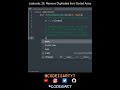 Leetcode 26. Remove Duplicates from Sorted Array in Python | Python Leetcode | Python Code Tutorial