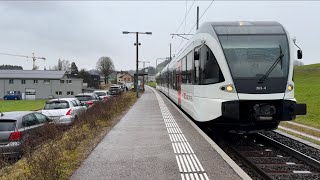 Bahnverkehr in Lütisburg (14.12.2024)