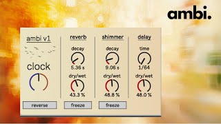 ambi - an ambient exploration plugin for Ableton Live