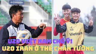 HLV Hoàng Anh Tuấn - Văn Trường - Quốc Việt - Khuất Văn Khang - U20 Việt Nam vs U20 Iran
