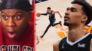 JUST GIVE WEMBY DPOY AND ROOKIE OF THE YEAR ALREADY! 🔥 SPURS VS PACERS *REACTION*