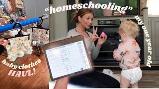 how i "homeschool" my one year old
