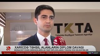 Nicat Əsədli xarici diplomların tanınması proseduru barədə məlumat verib