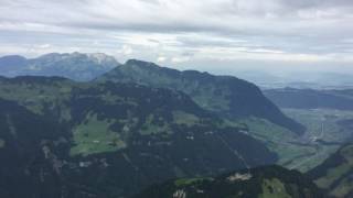 View from Walegg on the Walenpfad hike