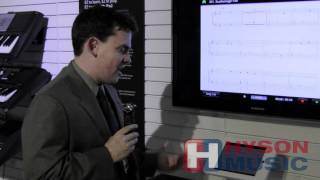 Hyson Music Presents the Yamaha EZ-220 EZ220 Piano Keyboard  w/ iPad Integration - NAMM 2012