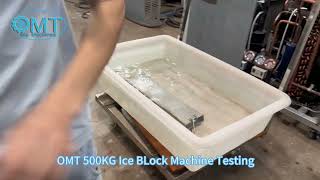 500kg Ice Block Machine Testing