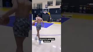 Bronny & Bryce at Lakers Facility 👀 #shorts (via dezhonhall)