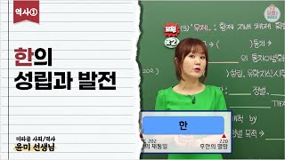 [중2 역사1 강의] 한의 성립과 발전(한나라)(역사1-2,7단원,비상,수박씨,윤미,윤미선생님,역사강의,무료강의,오투,수박씨닷컴,비상교육,한끝,무료인강)