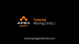 Unity Tutorial Apex Path Moving Units 2