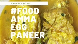 Egg Paneer Recipe | AmmaNana | #krishnakalyani | #eggrecipe | #eggpaneer | #eggcurry | #villagefood