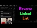 LeetCode Coding Problem | Reverse Linked List