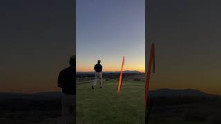 Wind at the back. Get it up there let the wind do the rest #sunset #golfswing #proshop #playfast