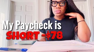 How I Budget My Paychecks When My Income Is Lower 💸 | Budgeting Before Payday 👩🏾‍💻🪴