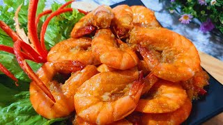 Tôm Rang Trứng Muối /Cách Làm Tôm Rang Trứng Muối /Hoang Oanh TV