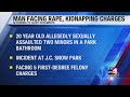 Man facing rape, kidnapping charges