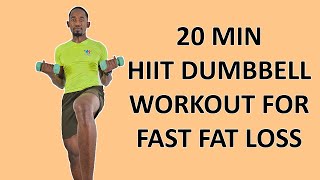 20-Minute HIIT Dumbbell Workout to Melt Fat Fast