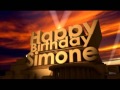 Happy Birthday Simone