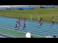 20190812 第2回奈良市陸上競技記録会 男子 一般・高校 100m 第1ﾚｰｽ 1組