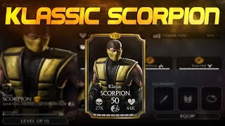 Klassic Scorpion! Mortal Kombat X (MKX) 1.6! IOS Android Gameplay!