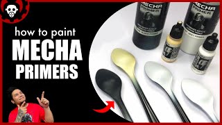 How to Airbrush Acrylic Primers | 2021 | Vallejo Mecha Colors