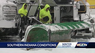 Southern Indiana response to winter storm