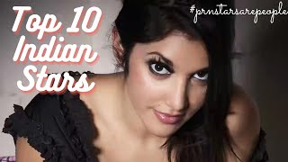 Top TEN Indian stars | Beautiful Indian stars