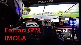 Ferrari takes the Win in Imola with an incredible Sound / F 458 GT2 / Fanatec CSL