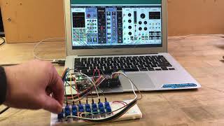 Grand Central MIDI CC Knobs in Circuit Python @adafruit @johnedgarpark #adafruit