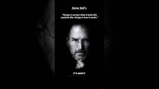 Steve Job's About Design #quotes #motivation #stevejobs