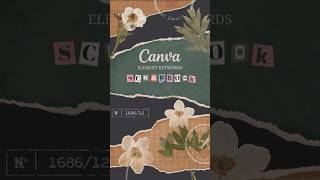 Canva elements keyword for scrapbooking and collage #canva #scrapbooking #college