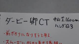 ダービー卿CT 2019 競馬予想～外目の差し馬突込み願望～