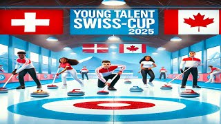 YOUNG TALENT SWISS-CUP 2025 │  Sheet 3      Emmental   :   Canada Boys