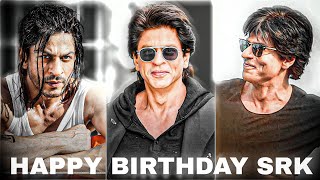 DAKU - HAPPY BIRTHDAY 🎁 SAHARUKH KHAN ❤️😈 - SRK Attitude status 🔥 #shorts #happybirthdaysrk #daku