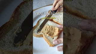 VIRAL Bread Milk Pancake with Peanut Butter | Trending Milk Bread Recipe