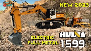 New Huina 1599 RC Excavator | Unboxing & Fist Drive | @CarsTrucks4Fun