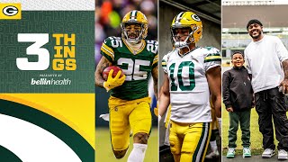 Three Things: Kickoff changes, promising Packers and Josh Jacobs