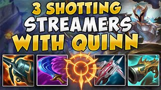 *Rank 1 Quinn* Tilting Streamers With My Crazy Damage Quinn Build - League of Legends