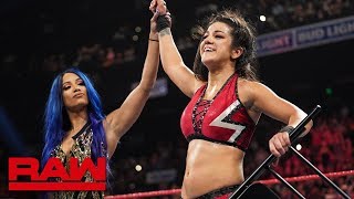 Bayley and Sasha Banks relish their attack on Becky Lynch: Raw Exclusive, Sept.