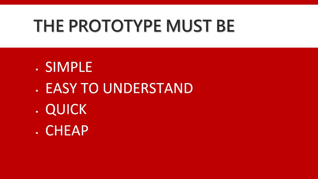 TIPS TO PROTOTYPE - YouTube