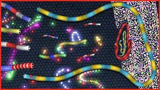 WORLDS LARGEST SLITHER.IO TRAP - Slither.io Gameplay (Playing With Slither.io Mods)