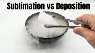 Sublimation vs Deposition