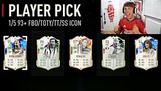 15x 1 of 5 93+ Icon Player Picks!