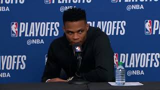 Russell Westbrook Postgame Interview ¦ Thunder vs Jazz   Game 6 ¦ April 27, 2018 ¦ 2018 NBA Playoffs