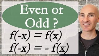 Is a Function Even or Odd?