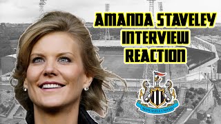 AMANDA STAVELEY INTERVIEW REACTION