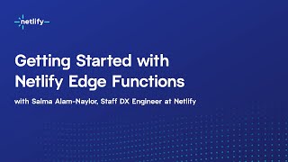 Getting started with Netlify Edge Functions